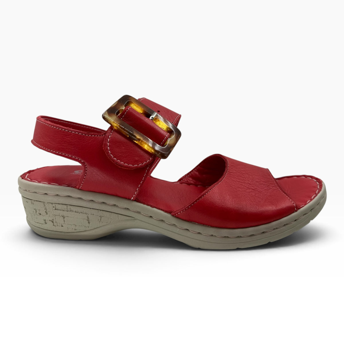 Monk Wedge Sandal