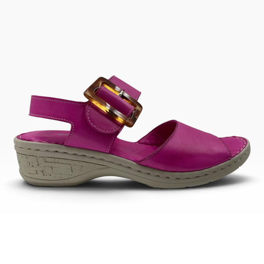 Monk Wedge Sandal