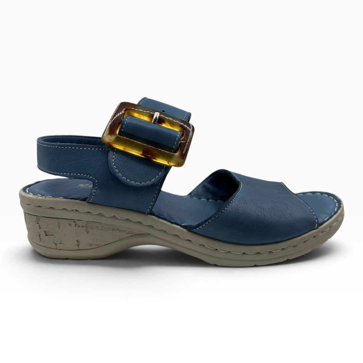 Monk Wedge Sandal