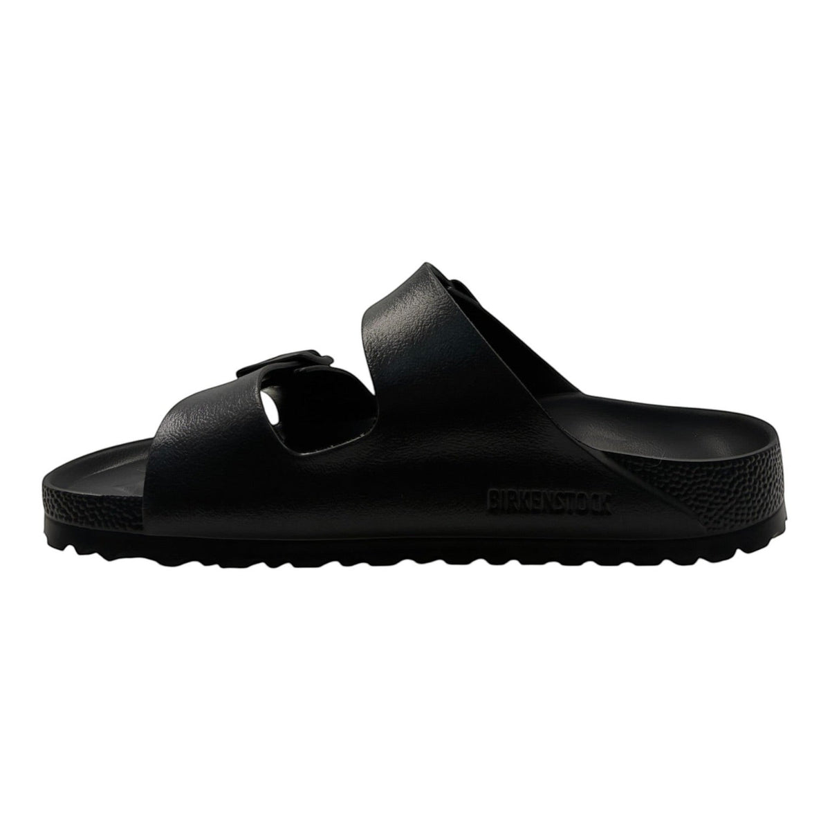 The Shoe Shop Arizona Eva black waterproof lightweight two-strap sandal with anatomical footbed