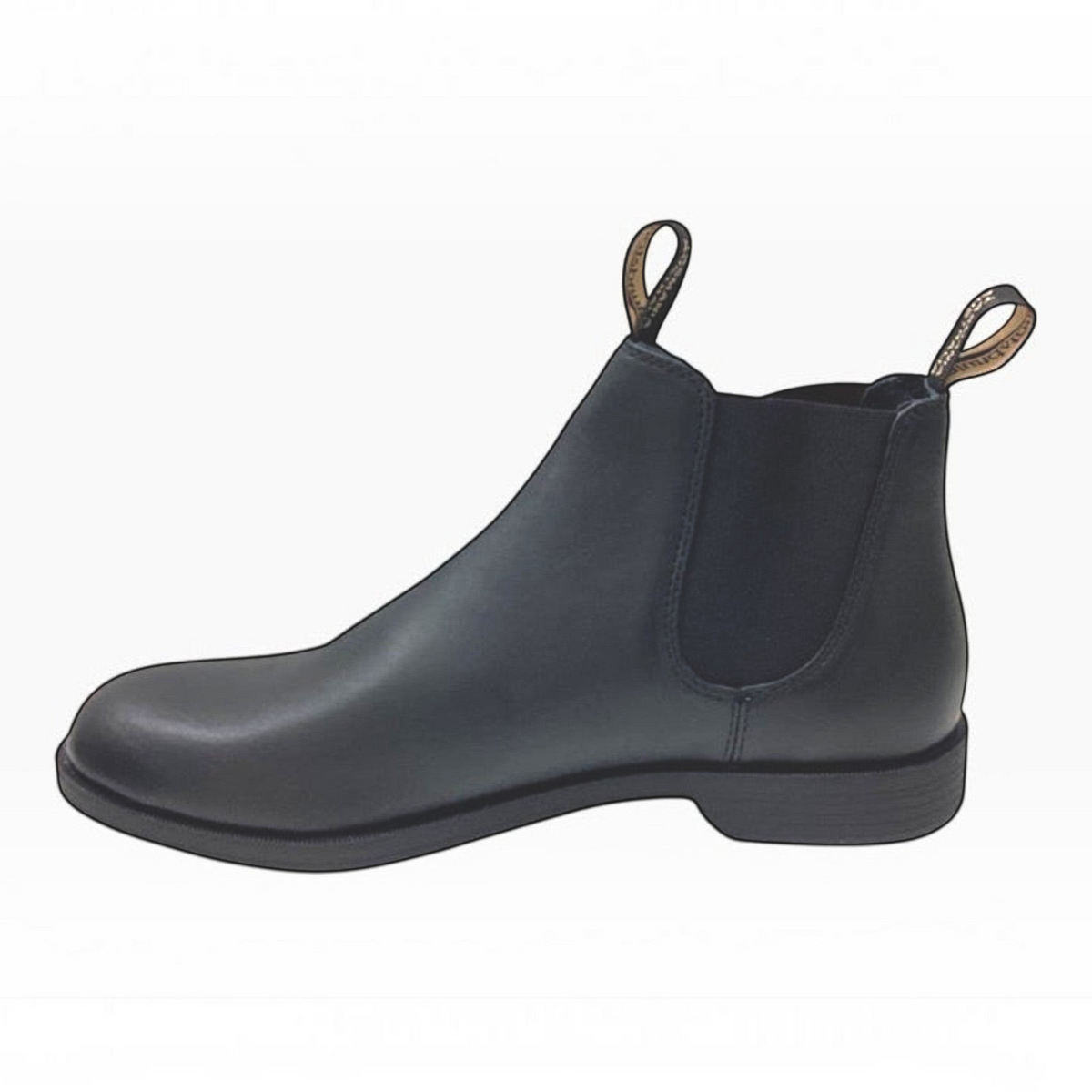 The Shoe Shop Blundstone 1901 black leather Chelsea boot with chisel toe and elastic side panels