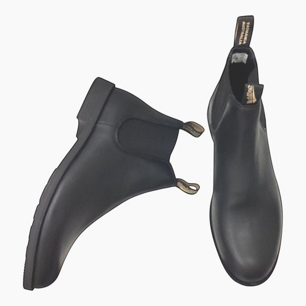 The Shoe Shop Blundstone 1901 black leather Chelsea boots with chisel toe and elastic side panels
