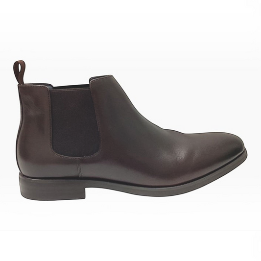 The Shoe Shop Florsheim Ceduna dark brown leather Chelsea boot with a plain toe and elastic side gusset.