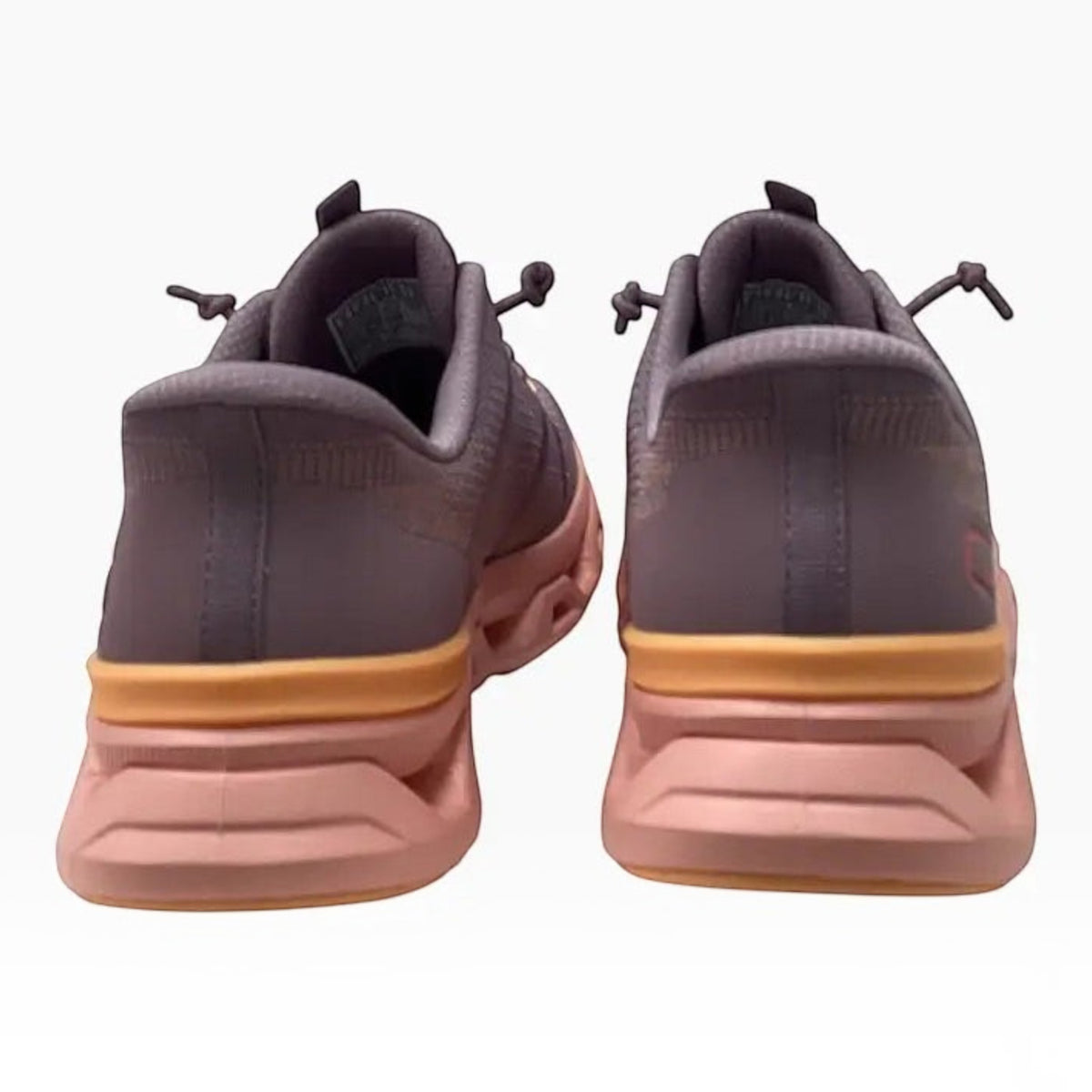 The Shoe Shop Skechers Glide Step Altus slip-on sneakers in mauve with a pink and orange cushioned midsole