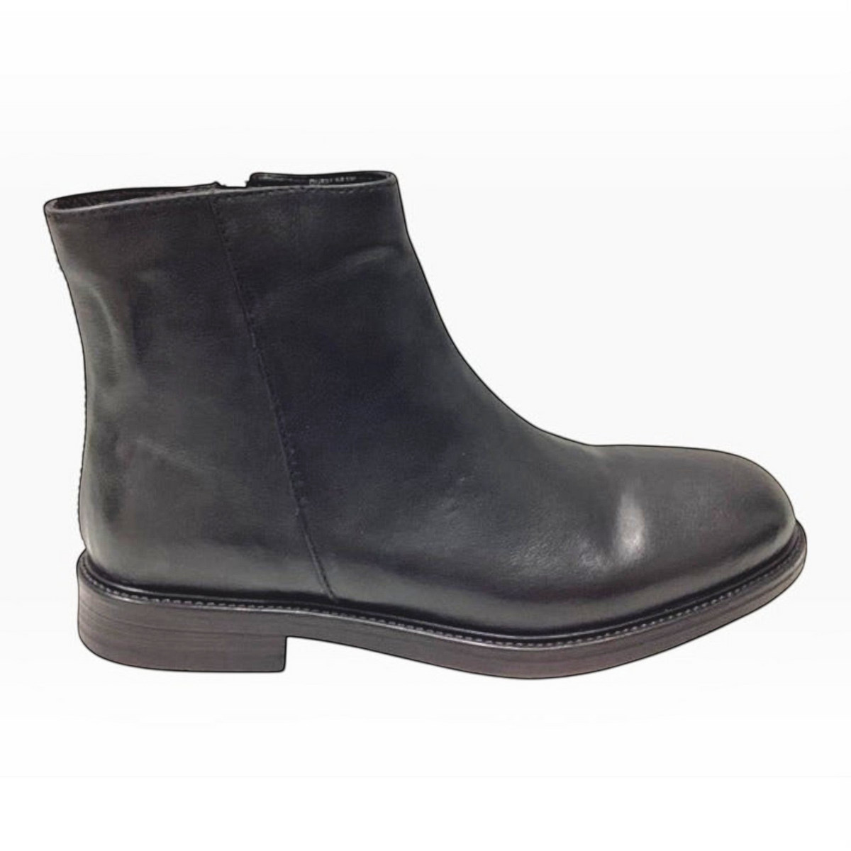 The Shoe Shop Julius Marlow Quest black leather ankle boot with internal zip and durable rubber sole