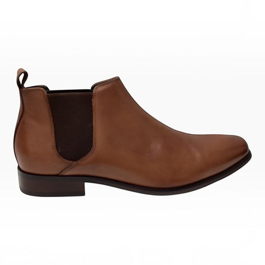 The Shoe Shop Julius Marlow Kick cognac leather Chelsea boot with elastic gusset and heel pull tab