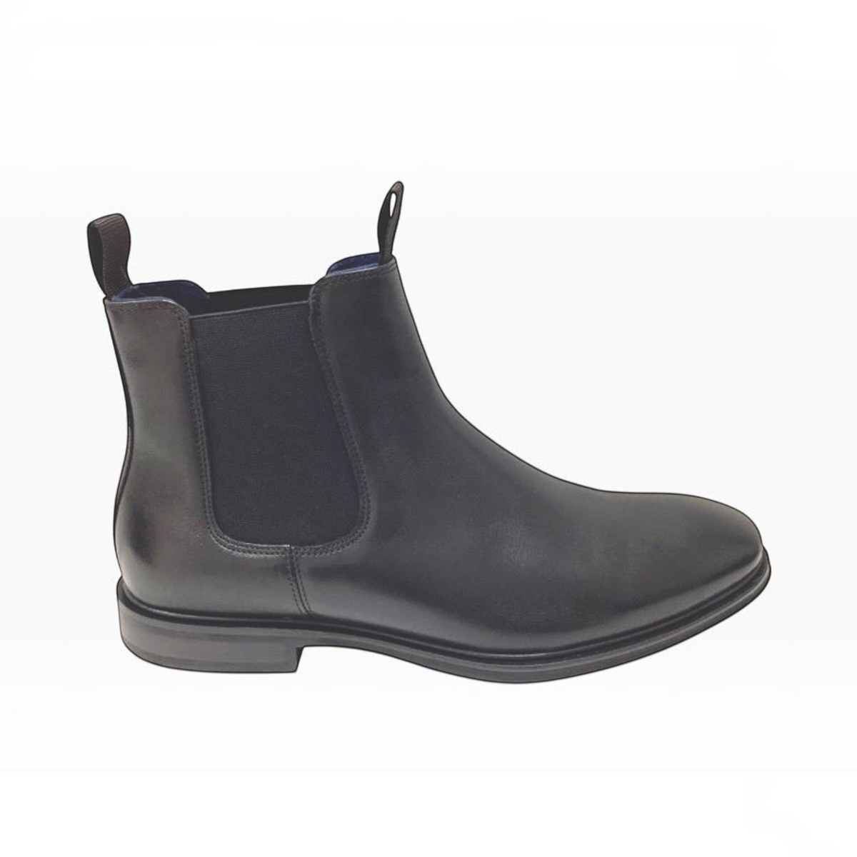 The Shoe Shop Julius Marlow Longreach black leather Chelsea boot with elastic side gussets and pull tab