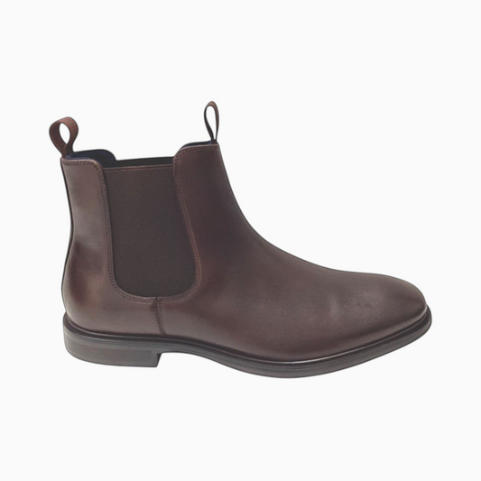 The Shoe Shop Julius Marlow Longreach brown leather Chelsea boot with elastic side gussets and pull tabs