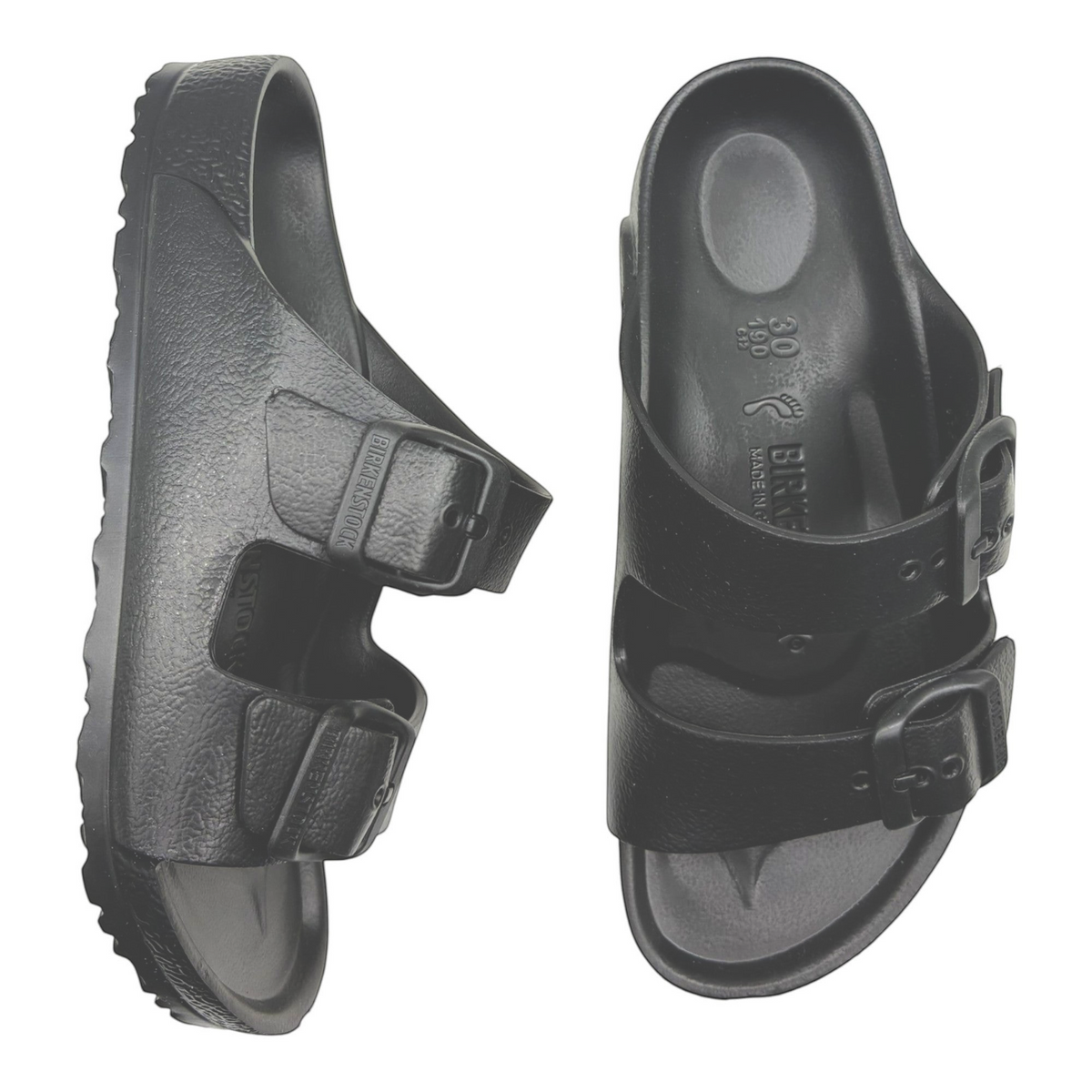 The Shoe Shop kids black Arizona EVA waterproof sandals with two adjustable straps and anatomical footbed