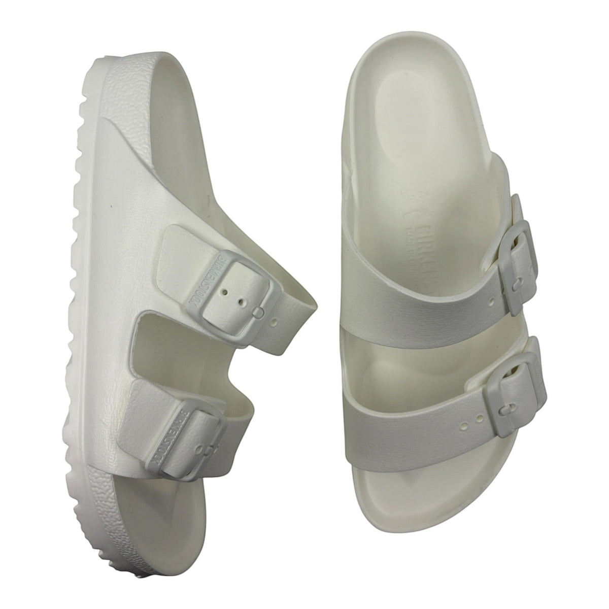 The Shoe Shop white Arizona Eva waterproof sandals with two adjustable buckles and anatomical footbed