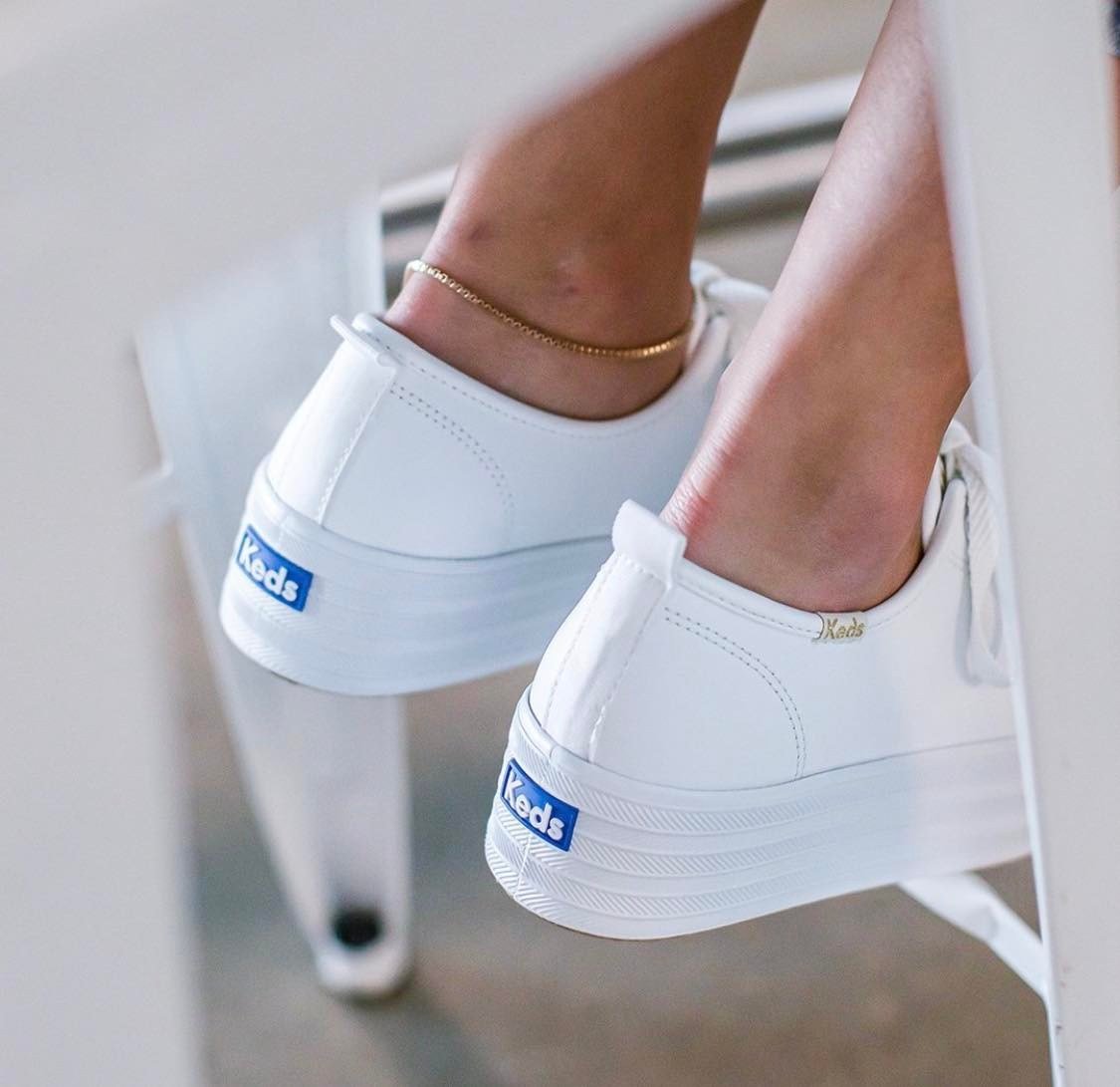 Keds Triple up White leather | Buy Online at Mode.co.nz