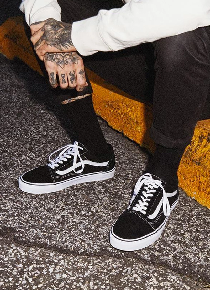 Vans Old Skool Black White Buy Online at Mode .nz